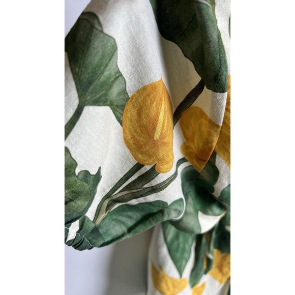 FARM Rio Green and Yellow Floral Jumpsuit - Picture 8 of 13